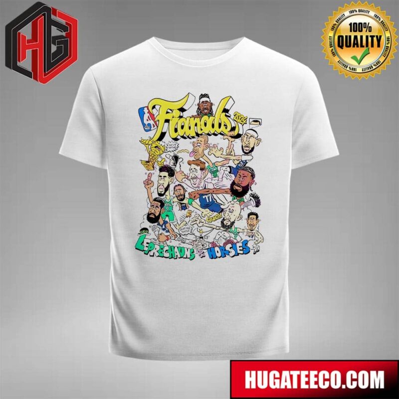 NBA Finals 2024 Leprechauns Vs Horses T-Shirt
