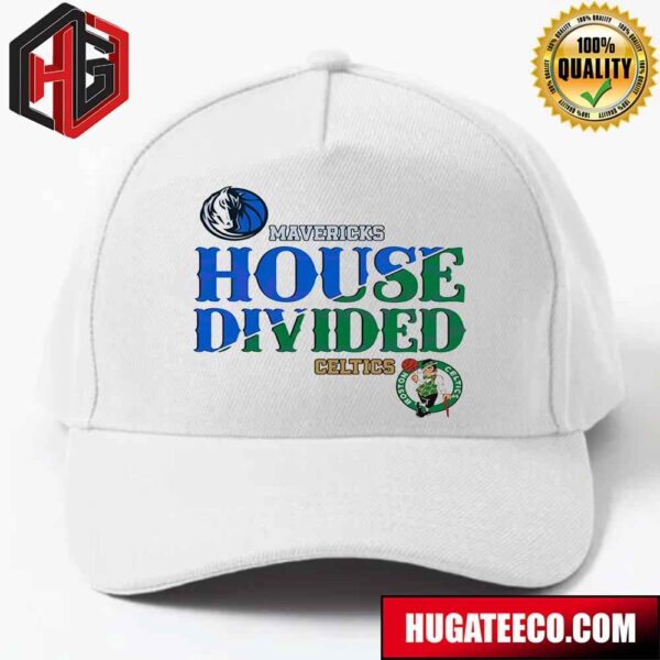 NBA House Divided Boston Celtics vs Dallas Mavericks Hat-Cap