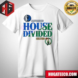 NBA House Divided Boston Celtics vs Dallas Mavericks T-Shirt