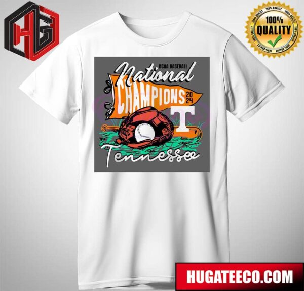 NCAA Tennessee National Champions Mens Baseball 2024 Tenessee Volunteers T-Shirt