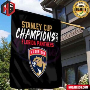 NHL Stanley Cup Champions 2024 Is Congratulations Florida Panthers Is Winners Garden House Flag