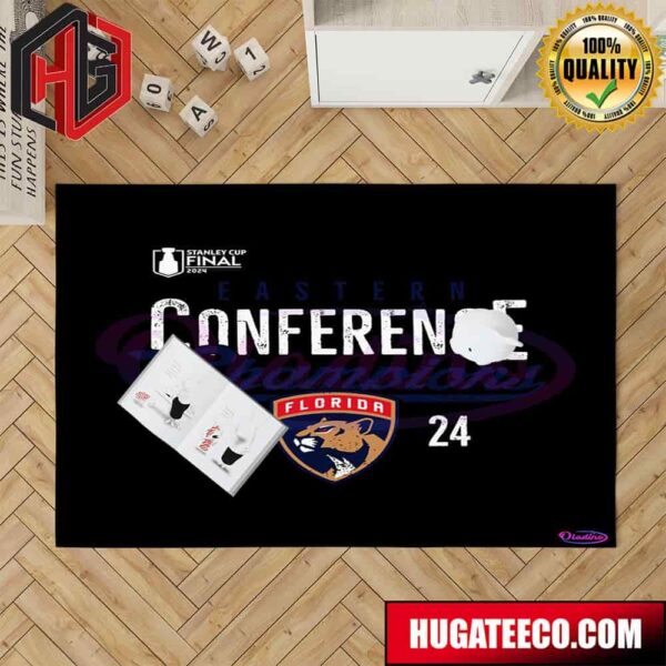 NHL Stanley Cup Final 2024 Florida Panthers Eastern Conference Champions Home Decor Rug Carpet
