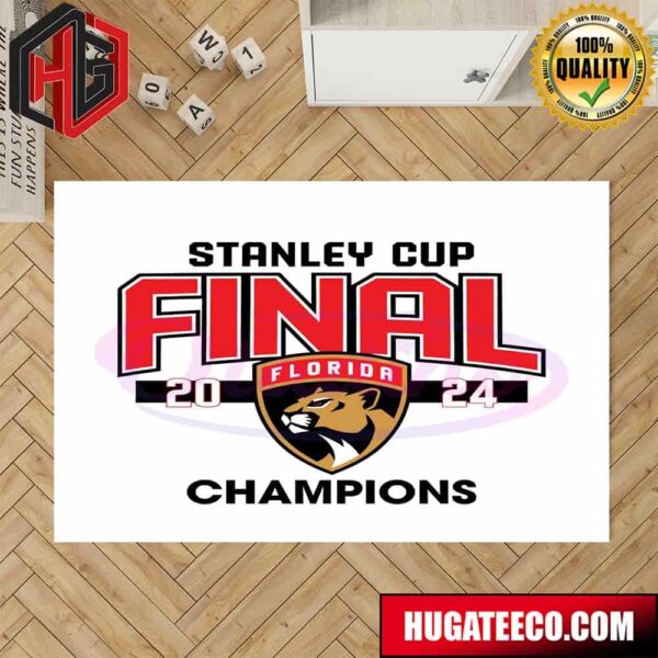 NHL Stanley Cup Final Florida Hockey Champions 2024 Rug Carpet Home Decor Rug Carpet