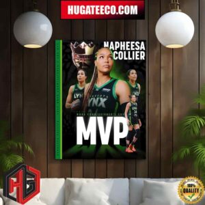 Napheesa Collier Minnesota Lynx MVP 2024 WNBA Commissioner’s Cup Home Decor Poster Canvas