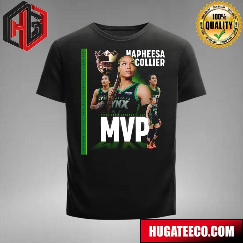 Napheesa Collier Minnesota Lynx MVP 2024 WNBA Commissioner’s Cup T-Shirt