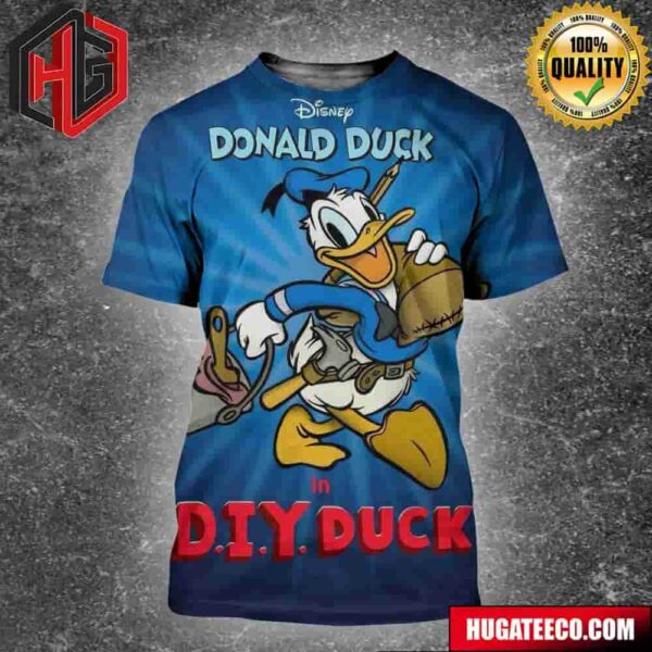 New Donald Duck Short From Walt Disney Animation Studios Releases On June 2024 All Over Print Shirt