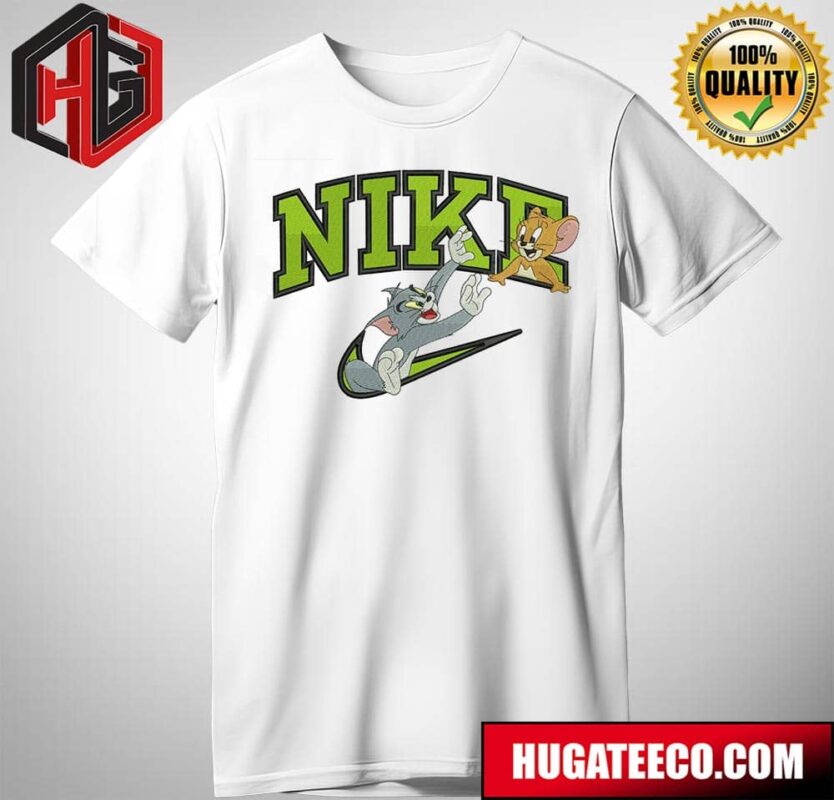 Nike Swoosh Collab x Tom And Jerry Happy Print T-Shirt