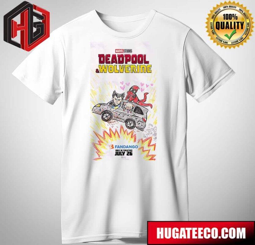 Official Art Poster For Deadpool And Wolverine In Theaters July 26 T-Shirt