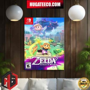 Official Box Art For The Legend Of Zelda Echoes Of Wisdom Princess Zelda To Save The Kingdom Of Hyrule The Game Launches September 26th Home Decor Poster Canvas