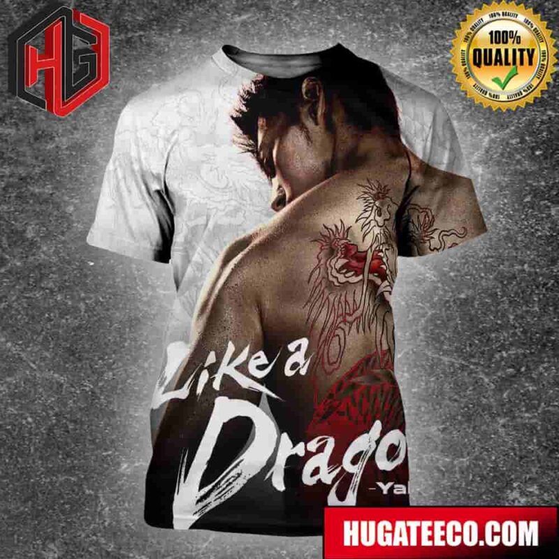 Official Poster For A Live-Action Like A Dragon Yakuza Series Will Release On October 24 On Prime Video All Over Print Shirt