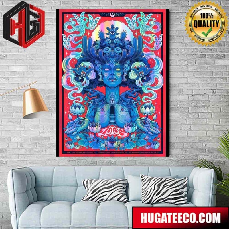 Official Poster For Lotus Show On June 6-7-8 2024 Design By Nemonoai Home Decor Poster Canvas