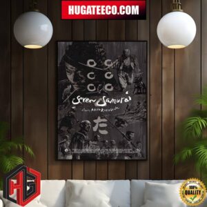 Official Poster For Restoration Of Seven Samurai In Theaters Starting From July 5th 2024 Home Decor Poster Canvas