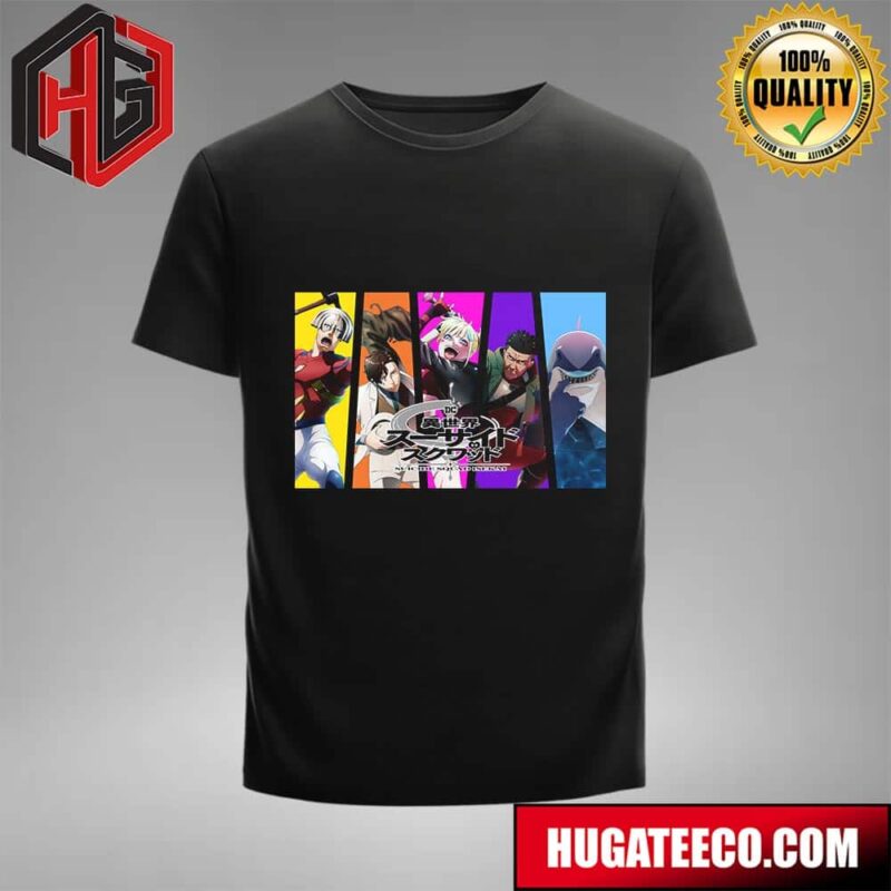 Official Poster For Suicide Squad Isekai Anime Will Release On June 27 On Hulu And Max T-Shirt