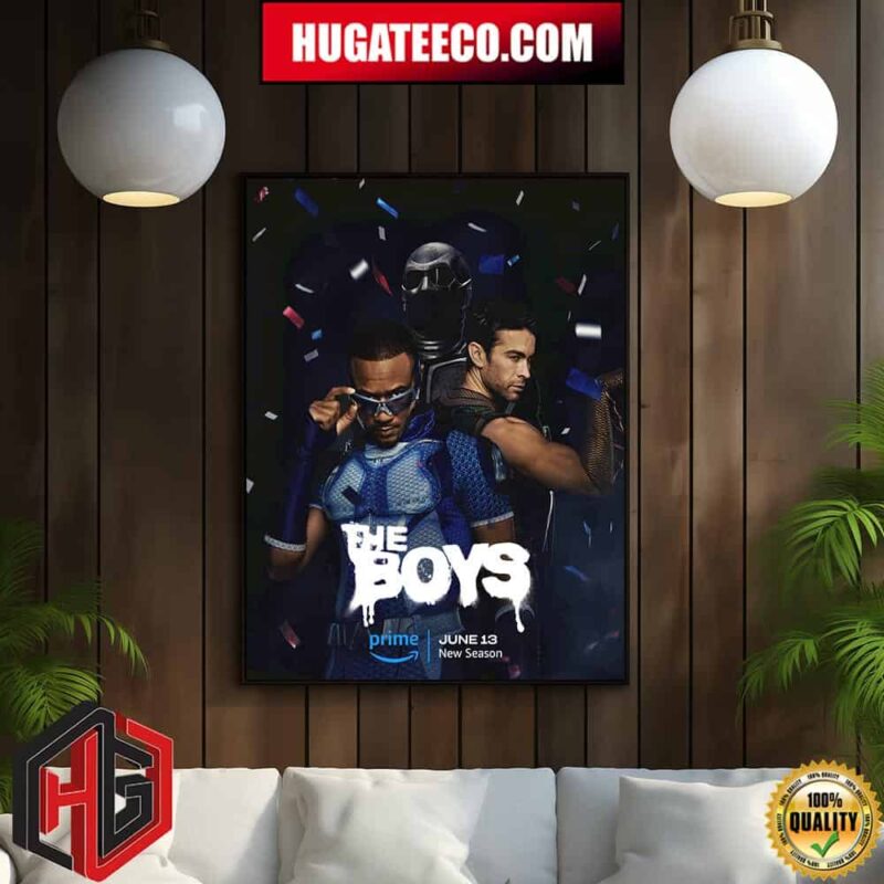 Official Poster For The Boy Season 4 Homie’s Angels Vought International Home Decor Poster Canvas
