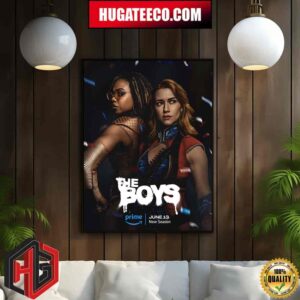 Official Poster For The Boys 4 New Supes On The Block June 13 New Season Home Decor Poster Canvas