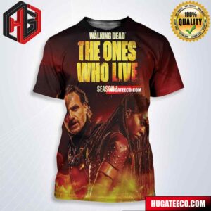 Official Poster For The Walking Dead The Ones Who Live Season 1 All Over Print Shirt