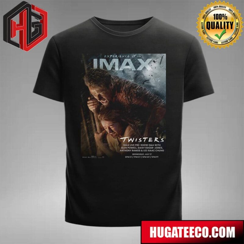 Official Poster For Twisters In Theaters On July 19 T-Shirt