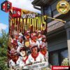 Oklahoma Sooners Womens Softball X Nike 2024 National Champions There Is Only One 4-Peat In NCAA Softball History Garden House Flag (1)