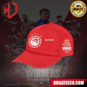 Olympiacos FC Are UEFA Europa Conference League 2024 Winners Logo Classic Hat-Cap