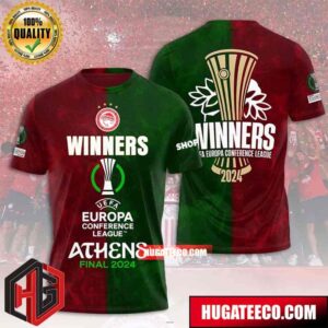 Olympiacos Is Winners UEFA Europa Conference League Athens Final 2024 All Over Print Shirt