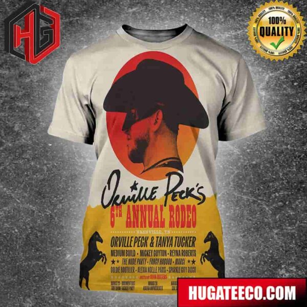 Orville Peck And Tanya Tucker 6th Annual Rodeo is taking place on August 23 24 and 25 in Nashville All Over Print Shirt
