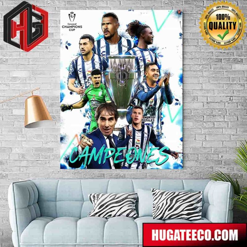 Pachuca Won The Concacaf Champions Cup For The 6th Time In History Home Decor Poster Canvas