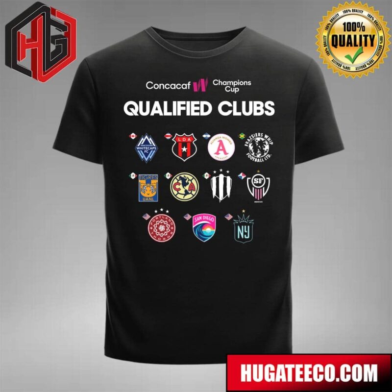 Participating Clubs And Draw Pots Confirmed For Inaugural Concacaf W Champions Cup T-Shirt