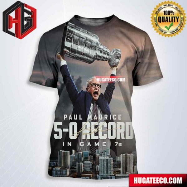 Pauk Maurice Coach Of Florida Panthers 5-0 Record In Game 7s All Over Print Shirt