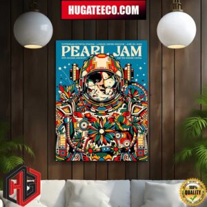 Pearl Jam With Richard Ash Croft And The Muder Capital At Tottenham Hotspur Stadium In London United Kingdom On June 29 2024 Event Poster Artists By Van Orton Poster Canvas