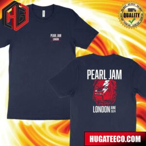 Pearl Jam With Richard Ash Croft And The Muder Capital At Tottenham Hotspur Stadium In London United Kingdom On June 29 2024 Two Sides T-Shirt