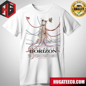 Poster Bring Me The Horizon EU Festival Tour 2024 Invoking Youtopia Scheduie List Date T-Shirt