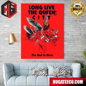 Queen Of The Stone Age The End Is Nero Long Live The Queen City Home Decor Poster Canvas
