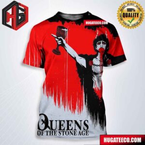 Queens Of The Stone Age The End Is Nero Tour Fuengirola Es Marenostrum VI XXIII MMXXIV All Over Print Shirt