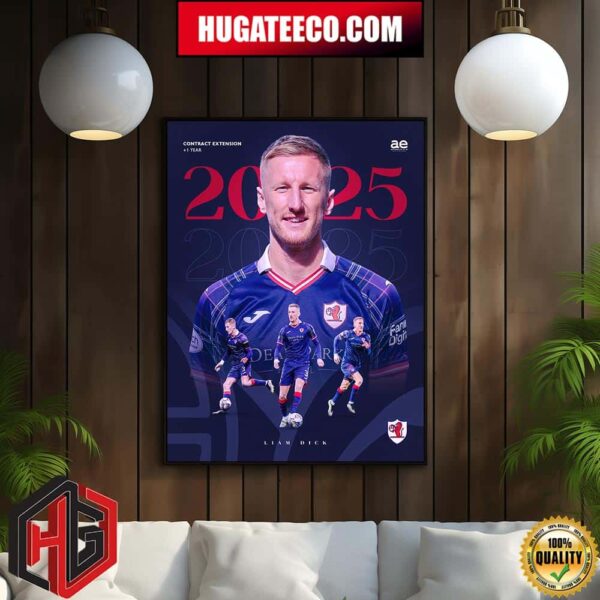 Raith Rovers Football Club Announce Liam Dick Has Renewed His Contract For Another Year Keeping Him At The Club Until June 2025 Home Decor Poster Canvas