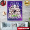 Florida Panthers Are Back-To-Back Eastern Conference Champs Poster Canvas