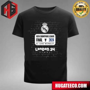 Real Madrid UEFA Champiosn League Finals 2024 On June 01 Wembley Stadium In London 24 T-Shirt