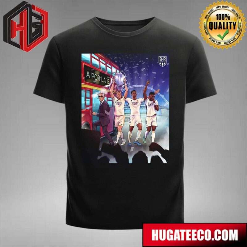 Real Madrid Win Their 15th Champions League T-Shirt
