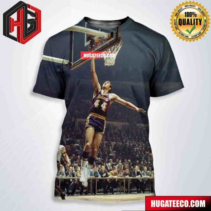 Remembering The Great Jerry West Lakers All Over Print Shirt