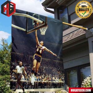 Remembering The Great Jerry West Lakers Garden House Flag