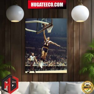 Remembering The Great Jerry West Lakers Home Decor Poster Canvas