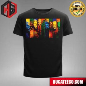 Revolvermag Magazine Cover Slipknot At 25 Corey Taylor Shawn Clown Crahan And Jim Root Team Members This Insane Thing Of Dark Beauty Home Merchandise T-Shirt