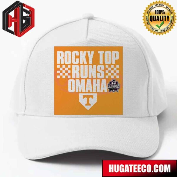 Rocky Top Runs Omaha Tennessee Volunteers 2024 Men’s College World Series Omaha Classic Hat-Cap