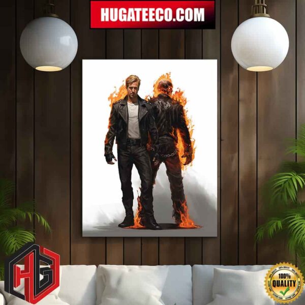 Ryan Gossling Has Officially Been Cast As Ghost Rider In The Mcu Home Decor Poster Canvas