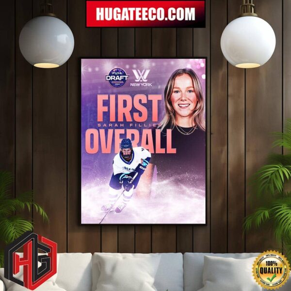 Sarah Fillier Is The First Overall Pick In The 2024 Pwhl Draft Minnesota Home Decor Poster Canvas