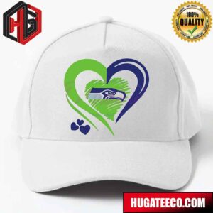 Seattle Seahawks Heart Logo NFL Team Hat-Cap