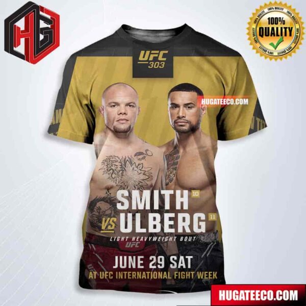 Smith Vs Ulberg Featherweight Bout June 29 Sat At UFC International Fight Week All Over Print Shirt