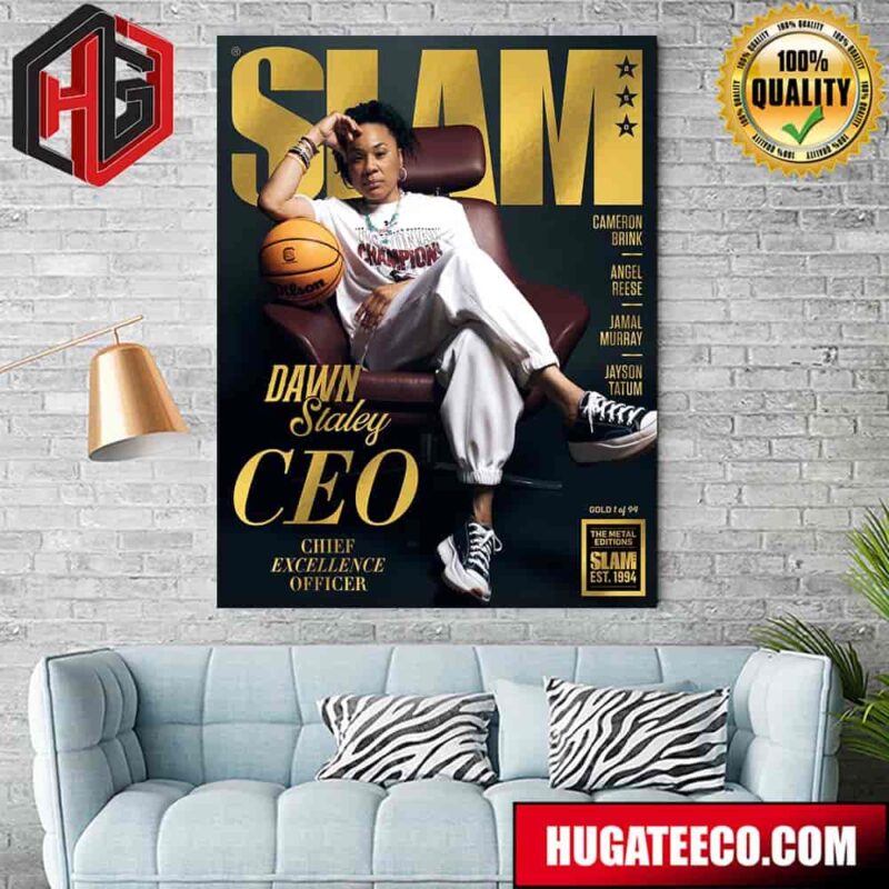 South Carolina Coach And Three-Time National Champion Dawn Staley Covers SLAM 250 The Editions SLAM Est 1994 Home Decor Poster Canvas