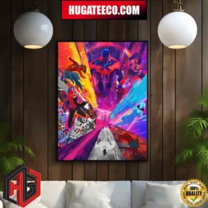 Spider-Man Across The Spider-Verse By Shimhaq Home Decor Poster Canvas