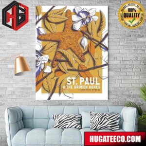 St Paul And The Broken Bones Were Inspired By Lyrics From Various Songs From Their Album Angels In Science Fiction Ver 1 Home Decor Poster Canvas