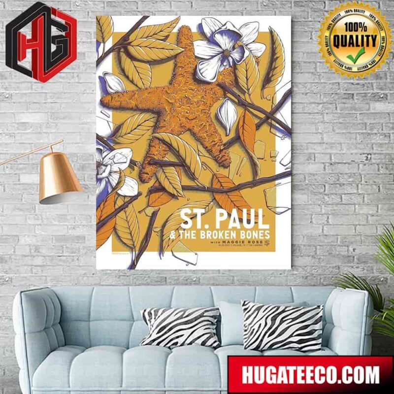 St Paul And The Broken Bones Were Inspired By Lyrics From Various Songs From Their Album Angels In Science Fiction Ver 1 Home Decor Poster Canvas